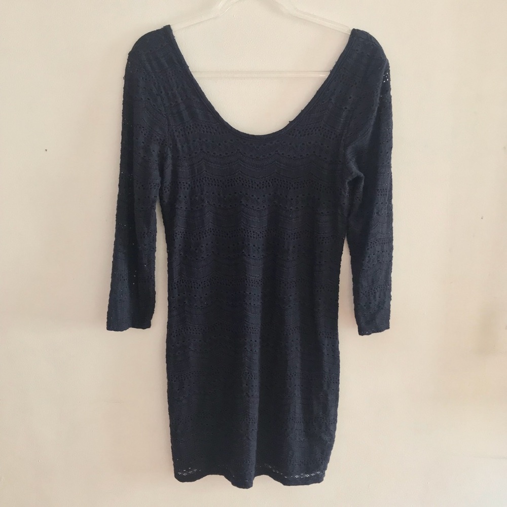 Cotton On Navy Lace Dress